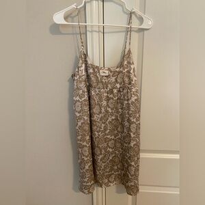 Aritzia Women's Pink Dress Aritzia Wilfred tank dress mid length